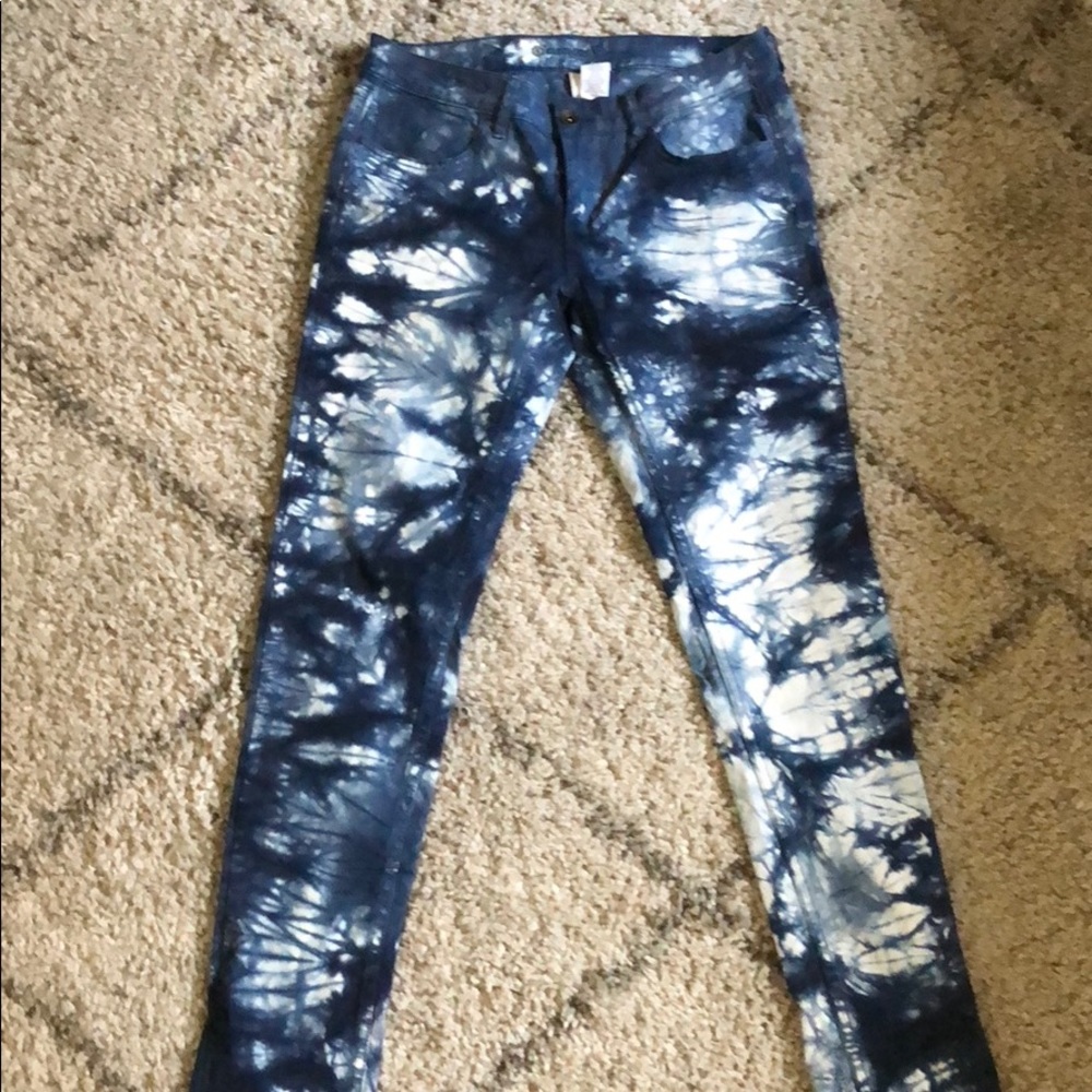 Element brand blue tie-dye pants size 28